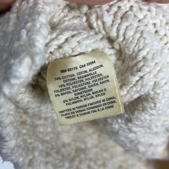 ANTHROPOLOGIE Moth Juliette Nubby Cream Knit Turtleneck - Picture 7 of 7